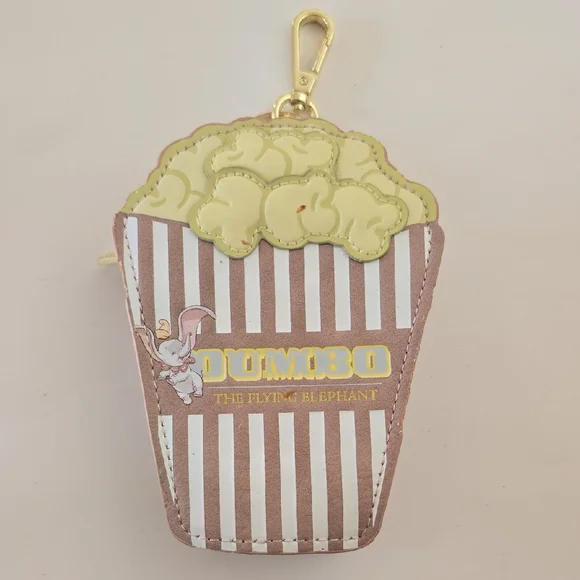 Disney Loungefly Dumbo Popcorn Bucket Keychain Coin Pouch - Picture 1 of 8